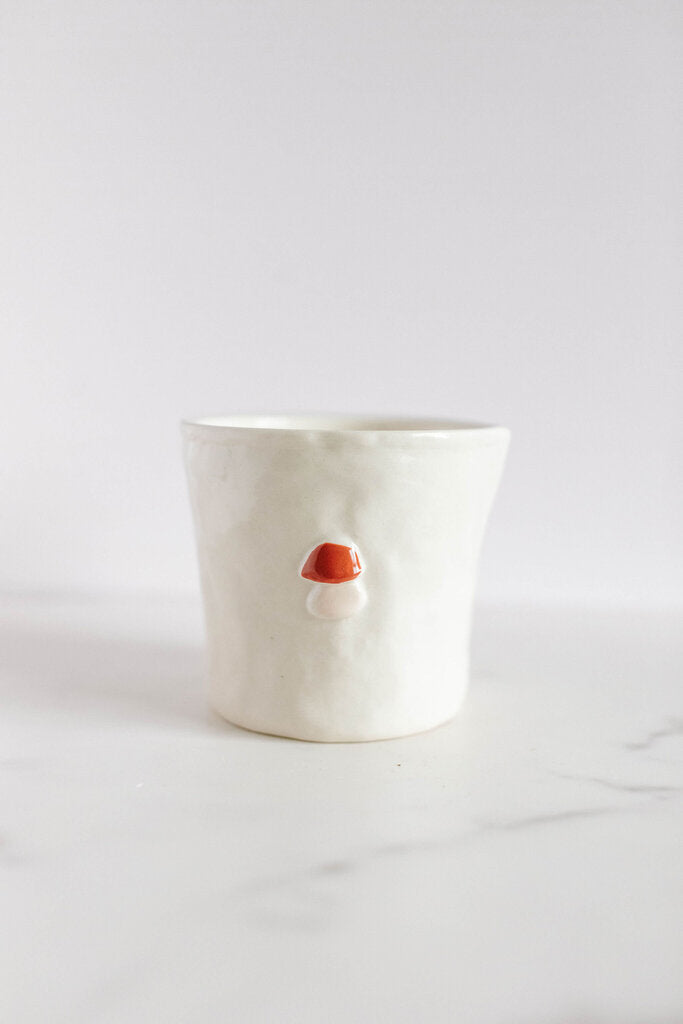 Ceramic Mushroom Bistro Candle