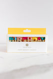 Rainbow Happy Birthday Candles