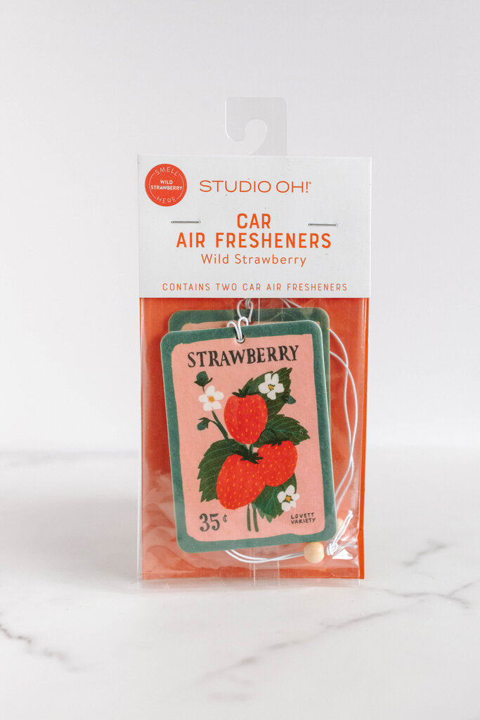 Strawberry Seeds Car Air Freshener