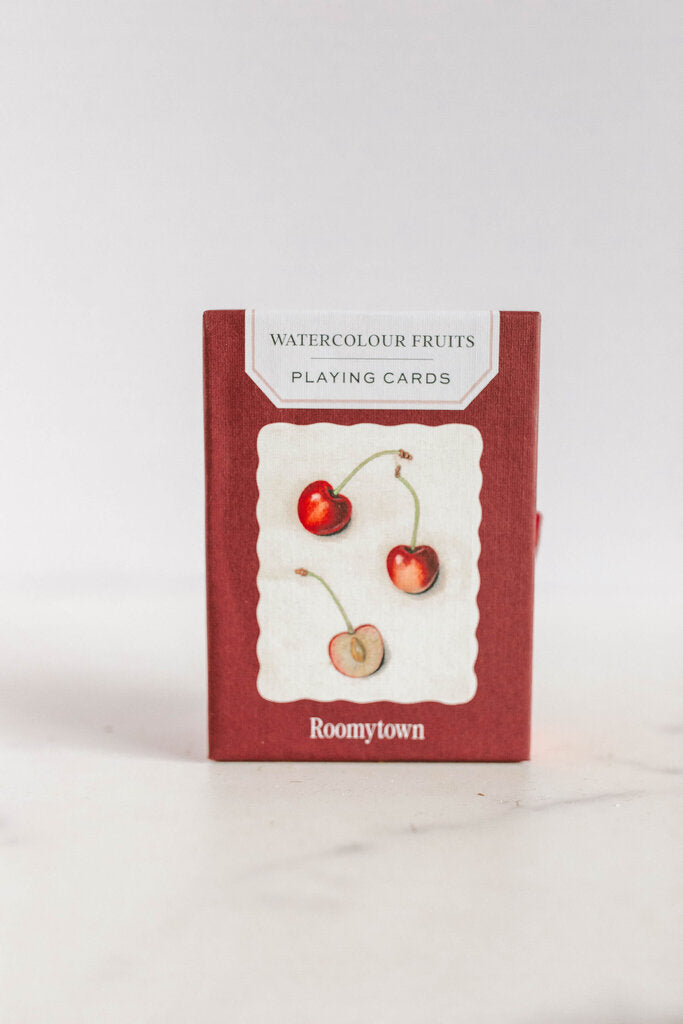 Watercolor Fruit Playing Cards