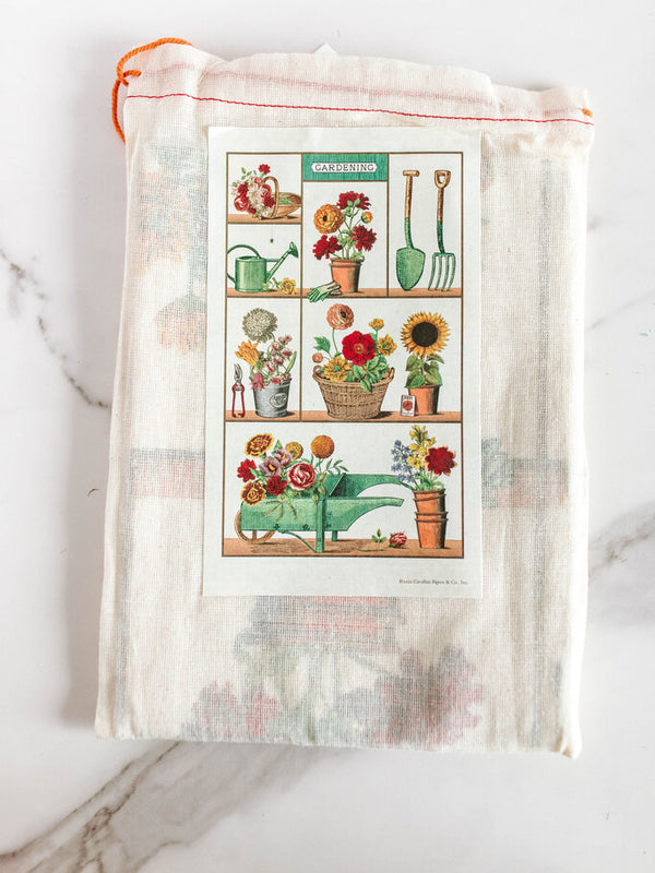 gardening tea towel