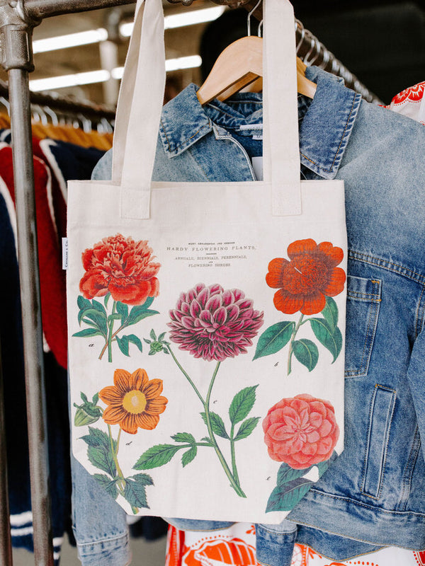 botanica canvas tote