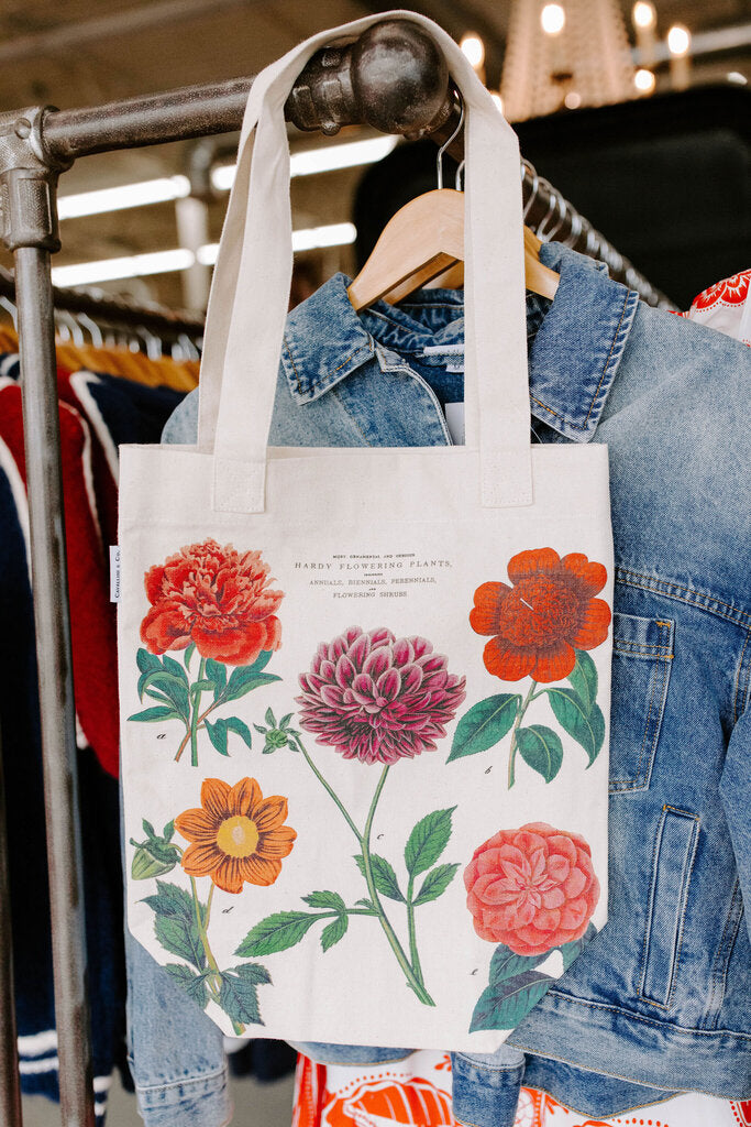 botanica canvas tote