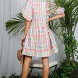 Plaid Baby Doll Dress