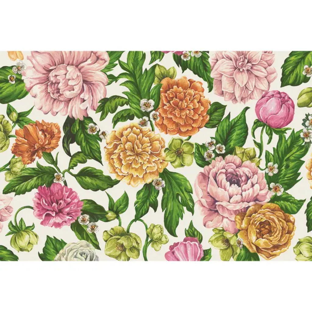 24 sheets of garden cascade placemats