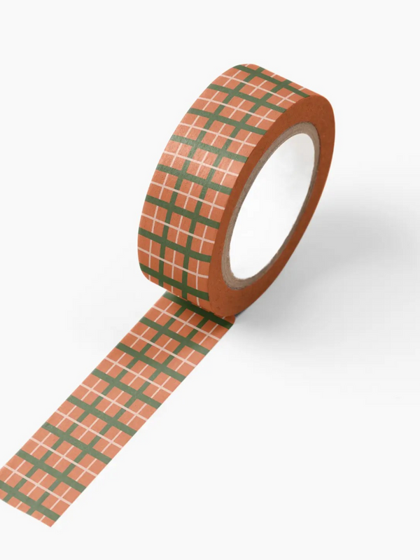 Plaid Washi Tape in Monarch