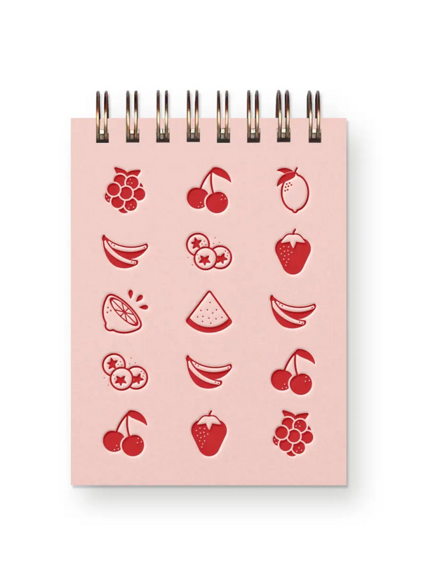 Fruit Grid Mini Jotter Notebook