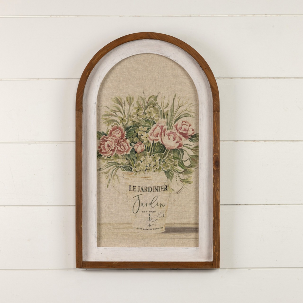 bouquet arched print