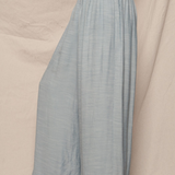 light blue Pleated Wide Leg Pants