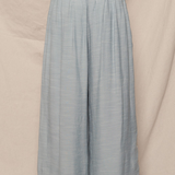 light blue Pleated Wide Leg Pants