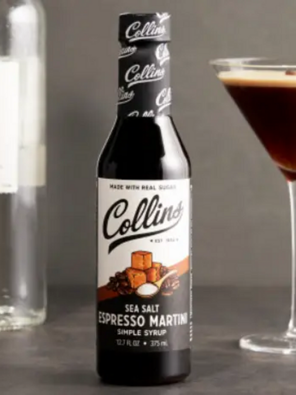 Real Sugar Sea Salt Espresso Martini Simple Syrup - 12.7 oz