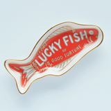 fortune fish trinket dish