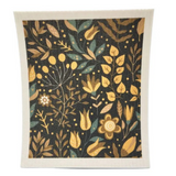 golden spring flowers swedish dishcloth
