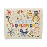 no rain no flowers spring swedish dishcloth