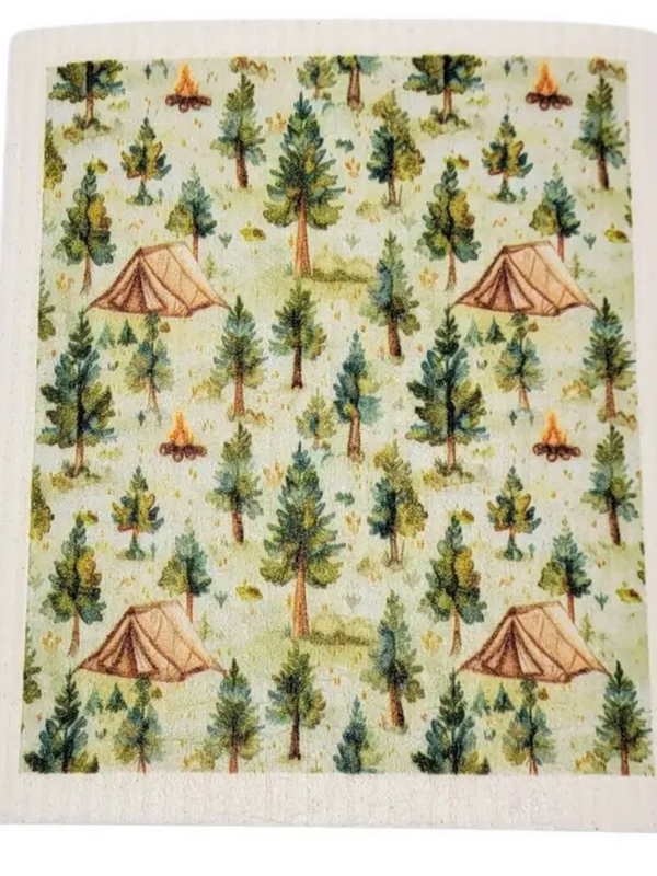 summer camping tent swedish dishcloth