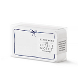 navy bow little notes