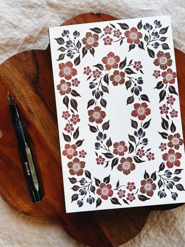 Floral Wreath Notebook