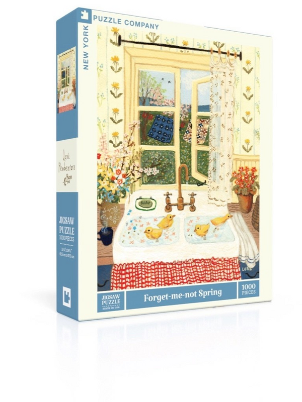 Forget-Me-Not Spring - 1000 Piece Jigsaw Puzzle