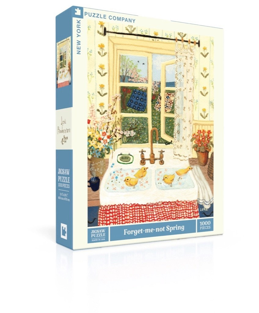 Forget-Me-Not Spring - 1000 Piece Jigsaw Puzzle