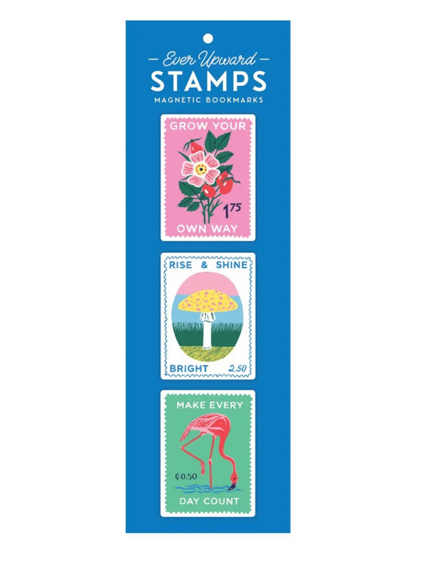 Ever Upward Stamps Magnetic Book Marks