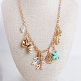 Sea Inspired Charm Necklace