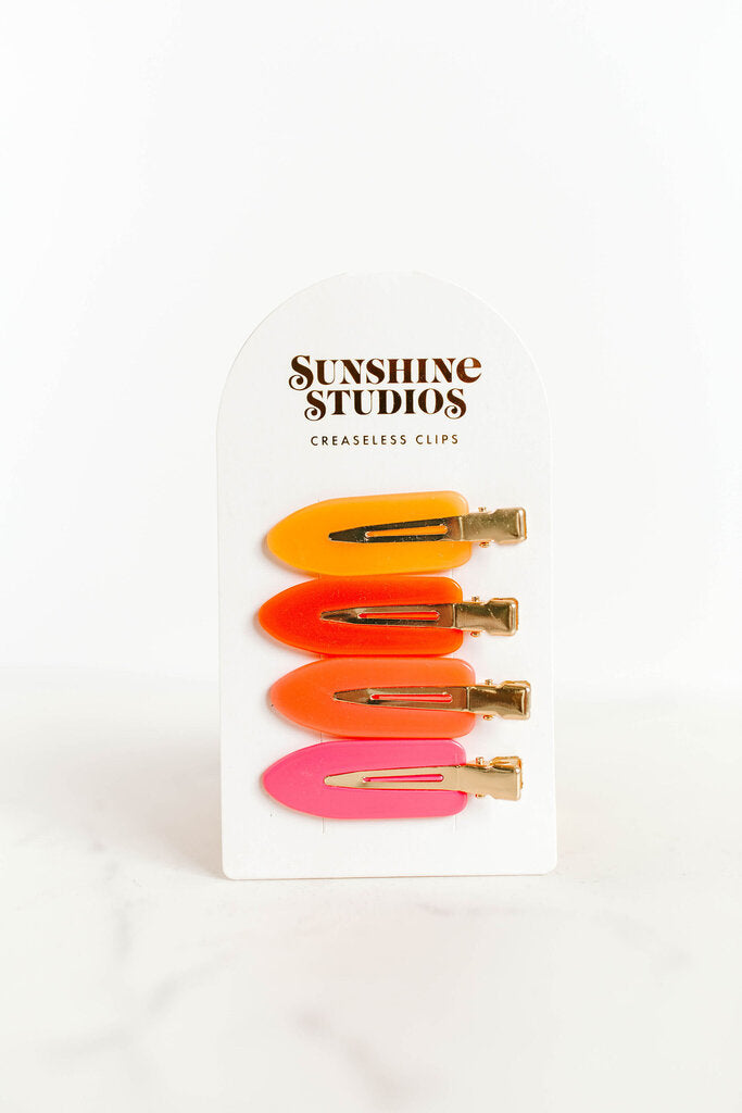 sunset creaseless hair clips
