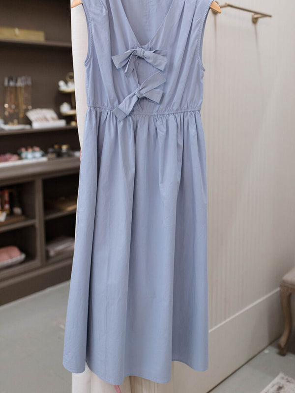 chambray cotton dress