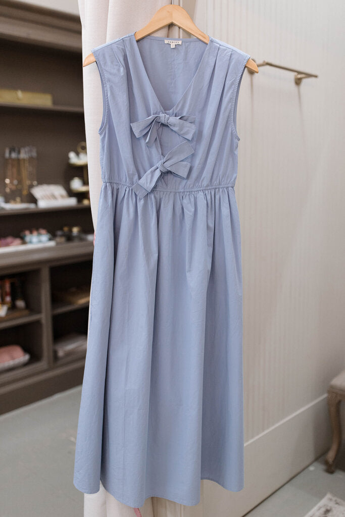chambray cotton dress