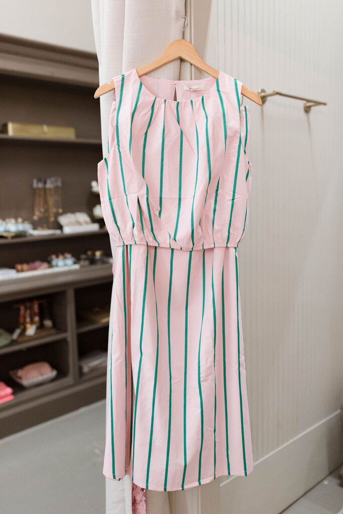 Pink & Green Matching Set