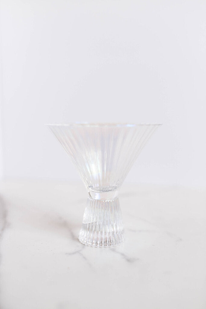 Iridescent Martini Glass