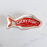 fortune fish trinket dish