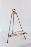 Boho Brass Folding Easel Metal