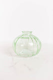Green Round Glass Bud Vase | 3.15"