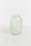 Green Tall Glass Bud Vase | 4.7"
