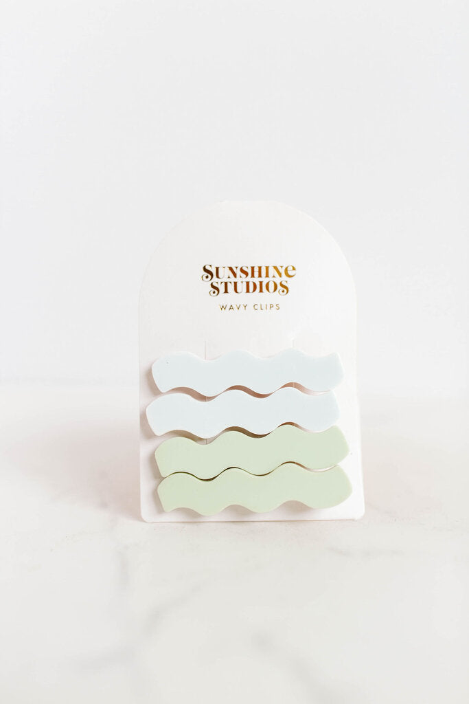 mist wavy hair clips