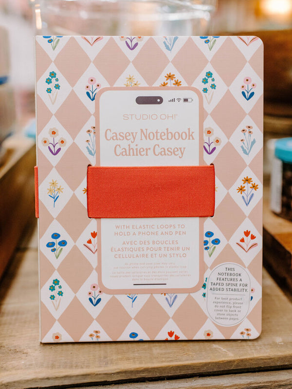 Meadow Lane Casey Notebook with Phone Loop