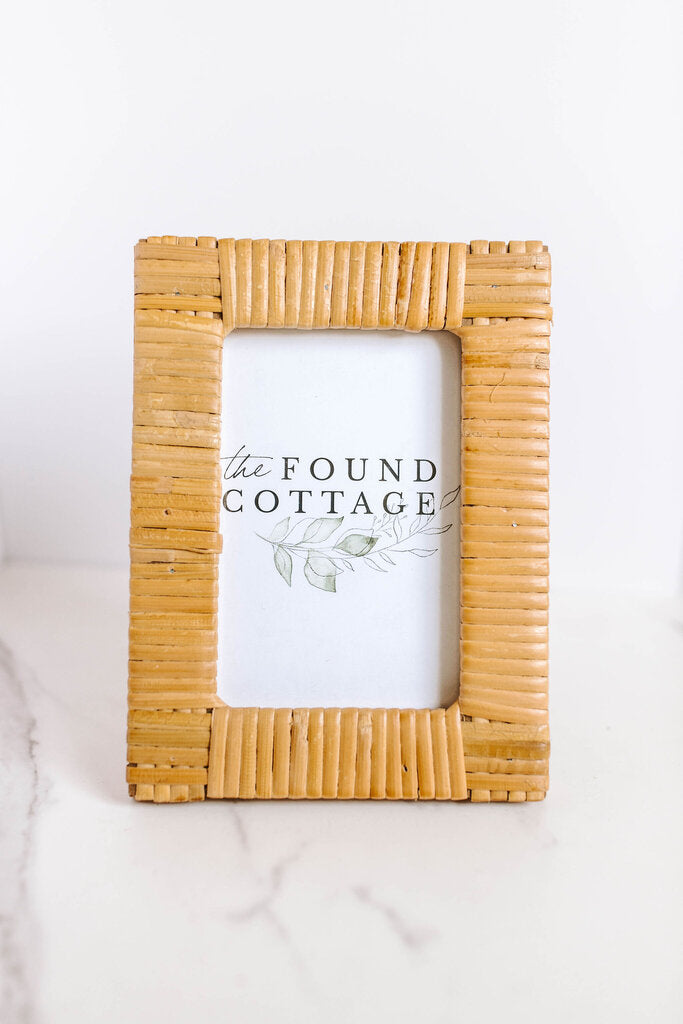 Rattan Photo Frame