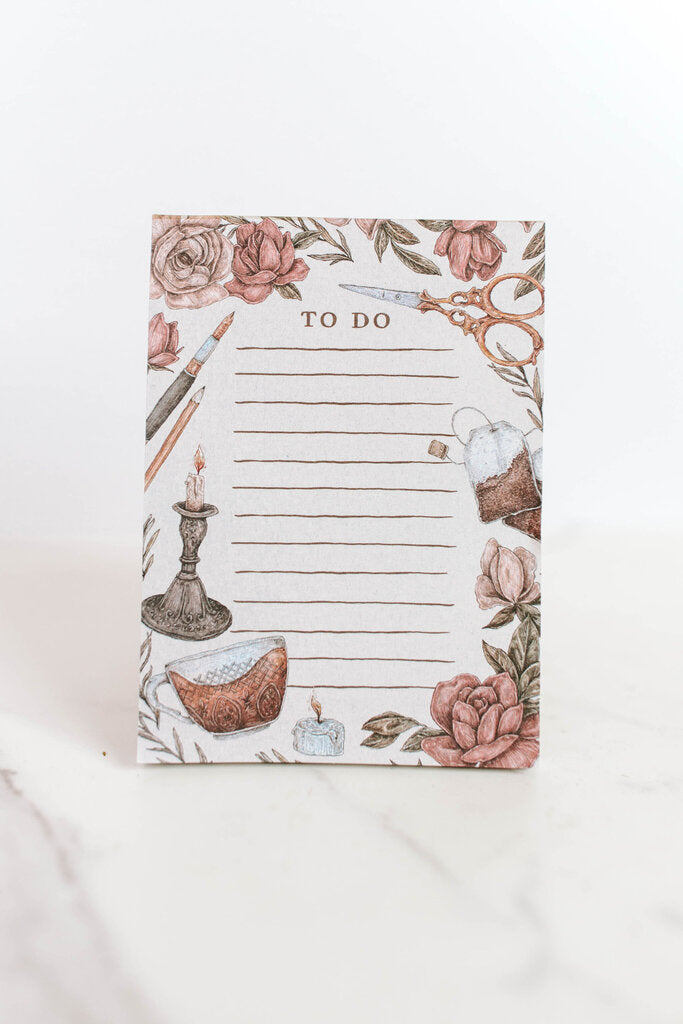 tea time to do list notepad