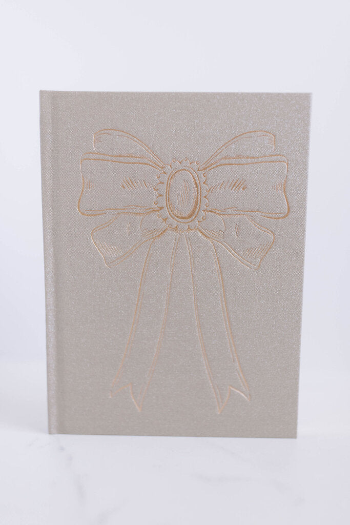 Bow Hardcover Notebook