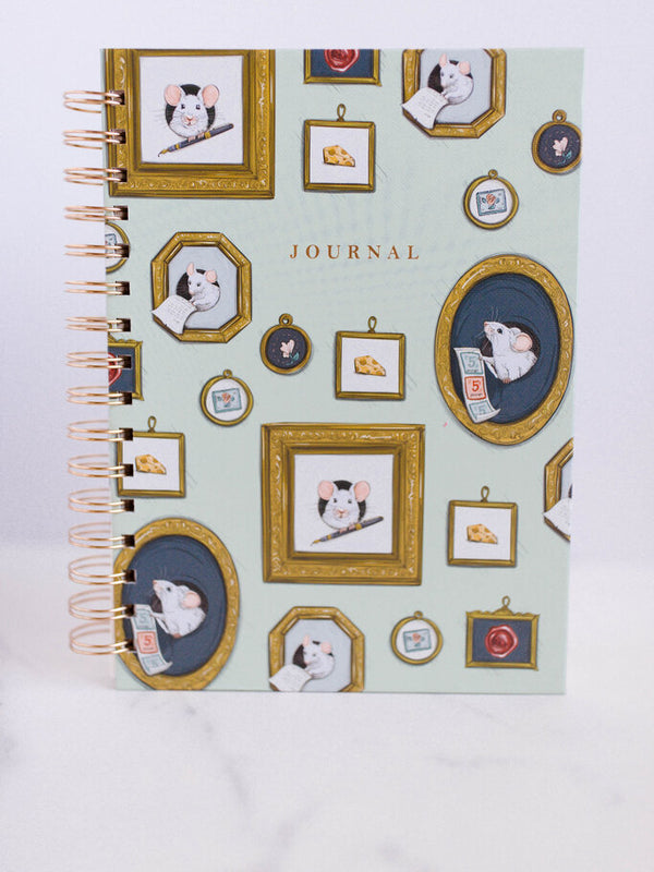 Mouse Cameo Spiral Notebook