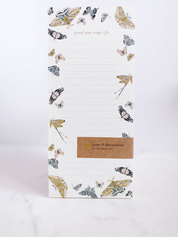 Prairie Pollinators Notepad / Recycled