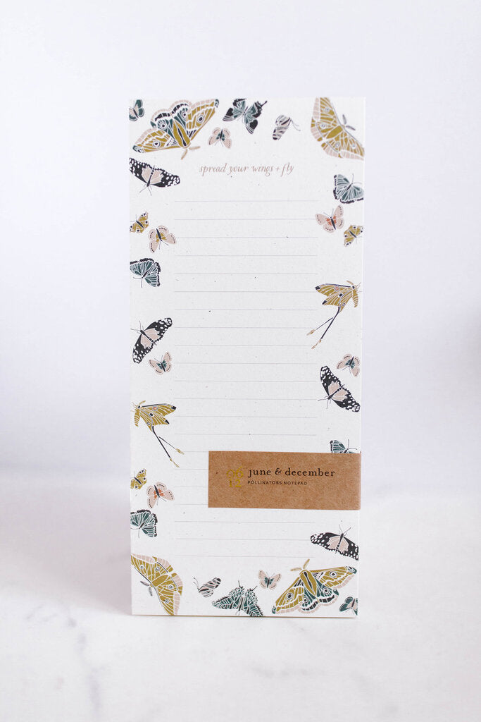 Prairie Pollinators Notepad / Recycled