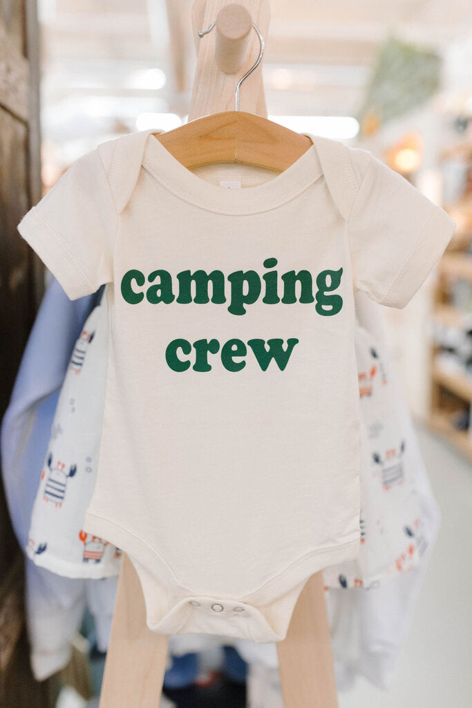 camping crew onesie