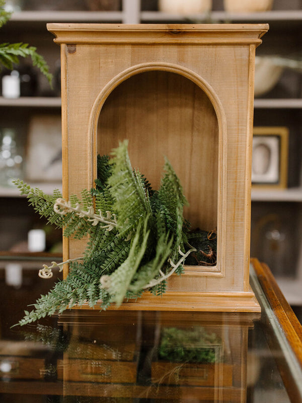 16" mini curio cabinet