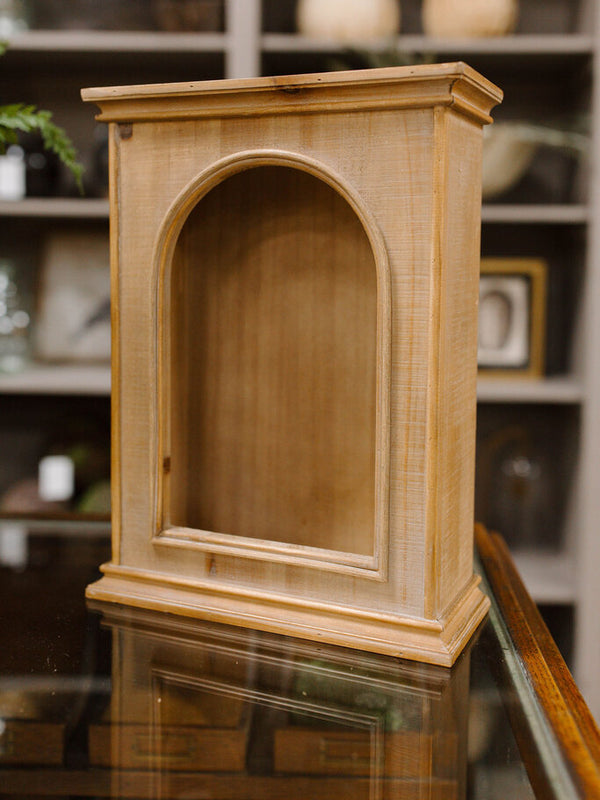 16" mini curio cabinet