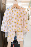 daisy pop top and pant set