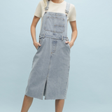 denim midi skirtall