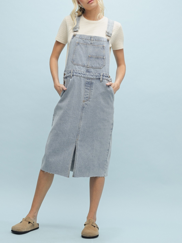 denim midi skirtall