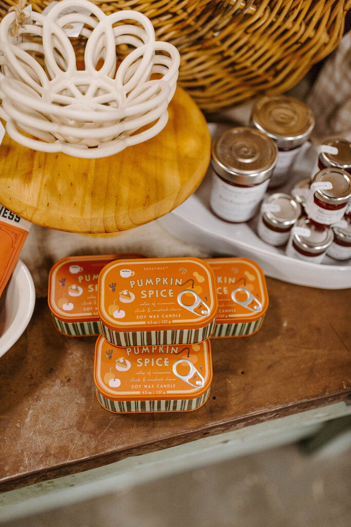 Pumpkin Spice Tin Candle