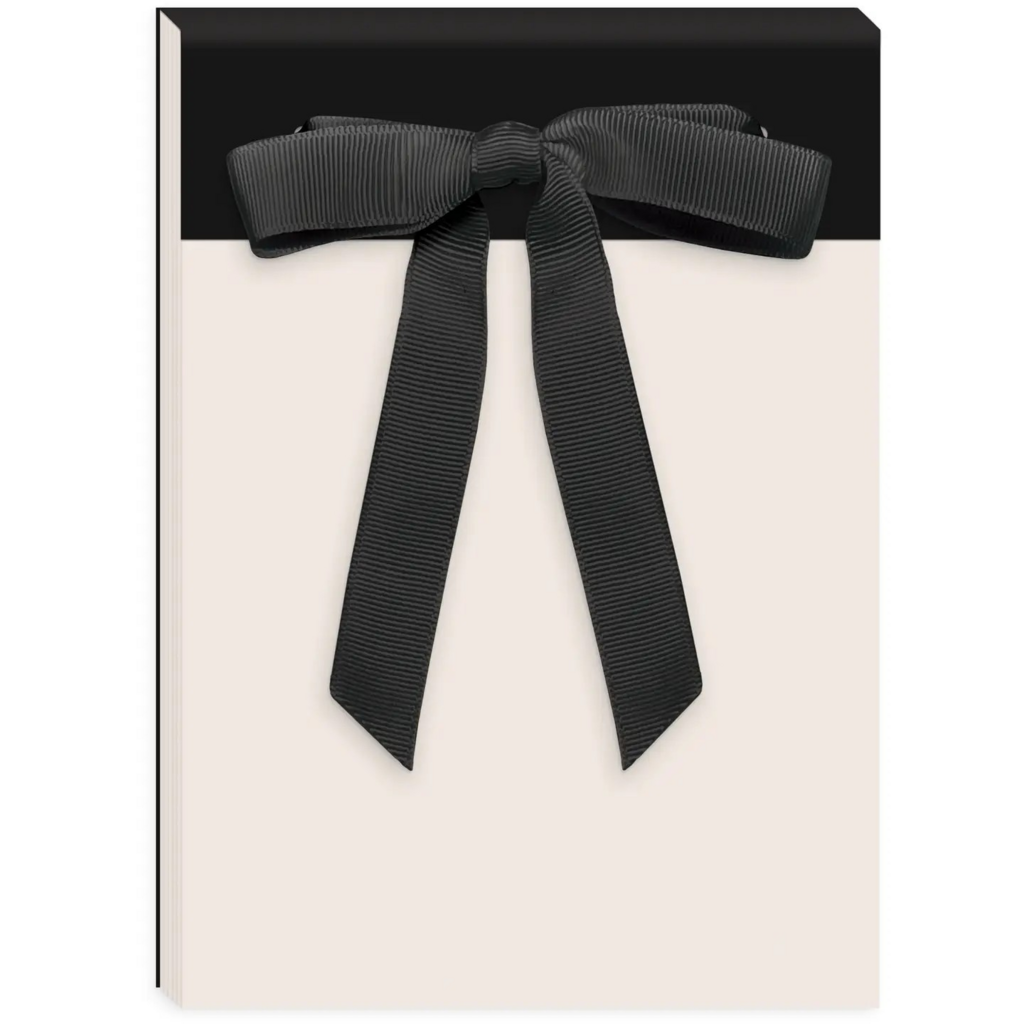 Black Top Bound Notepad